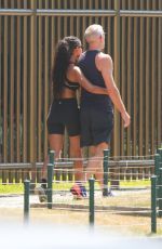 NARAH BAPTISTA and Vincent Cassel Leaves a Gym in Rio de Janeiro 12/18/2023