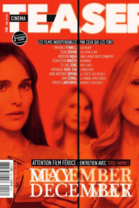 NATALIE PORTMAN and JULIANNE MOOORE in Cinema Teaser, January/february 2024