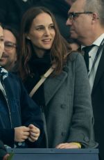 NATALIE PORTMAN at Ligue 1 Match Between Paris Saint-Germain and FC Nantes at Parc des Princes Stadium in Paris 12/09/2023