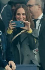 NATALIE PORTMAN at Ligue 1 Match Between Paris Saint-Germain and FC Nantes at Parc des Princes Stadium in Paris 12/09/2023