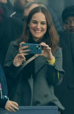 NATALIE PORTMAN at Ligue 1 Match Between Paris Saint-Germain and FC Nantes at Parc des Princes Stadium in Paris 12/09/2023