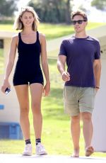 NATALIE ROSER Out at Coogee Beach in Sydney 12/08/2023