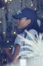 NIA LONG Out Shopping for Christmas Ornaments in Los Angeles 12/03/2023