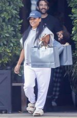 NIA LONG Out Shopping for Christmas Ornaments in Los Angeles 12/03/2023