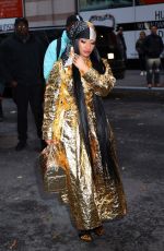 NICKI MINAJ Arrives at Watch What Happens Live with Andy Cohen in New York 12//11/2023