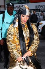 NICKI MINAJ Arrives at Watch What Happens Live with Andy Cohen in New York 12//11/2023
