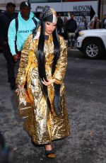 NICKI MINAJ Arrives at Watch What Happens Live with Andy Cohen in New York 12//11/2023