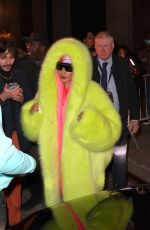 NICKI  MINAJ Leaves Late Show With Stephen Colbert in New York 12/11/2023