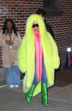 NICKI  MINAJ Leaves Late Show With Stephen Colbert in New York 12/11/2023