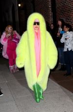 NICKI  MINAJ Leaves Late Show With Stephen Colbert in New York 12/11/2023
