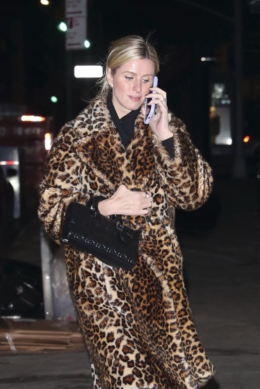 NICKY HILTON Leaves Zero Bond in New York 12/21/2023