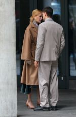 NICOLE KIDMAN and Harris Dickinson on the Set of Babygirl in New York 12/11/2023