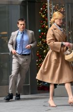 NICOLE KIDMAN and Harris Dickinson on the Set of Babygirl in New York 12/11/2023