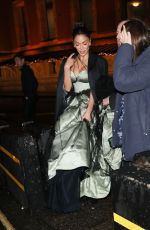 NICOLE SCHERZINGER Leaves Fashion Awards in London 12/04/2023