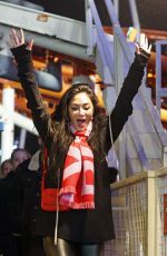 NICOLE SCHERZINGER Out at Winter Wonderland in Hyde Park 12/24/2023