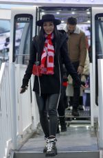 NICOLE SCHERZINGER Out at Winter Wonderland in Hyde Park 12/24/2023