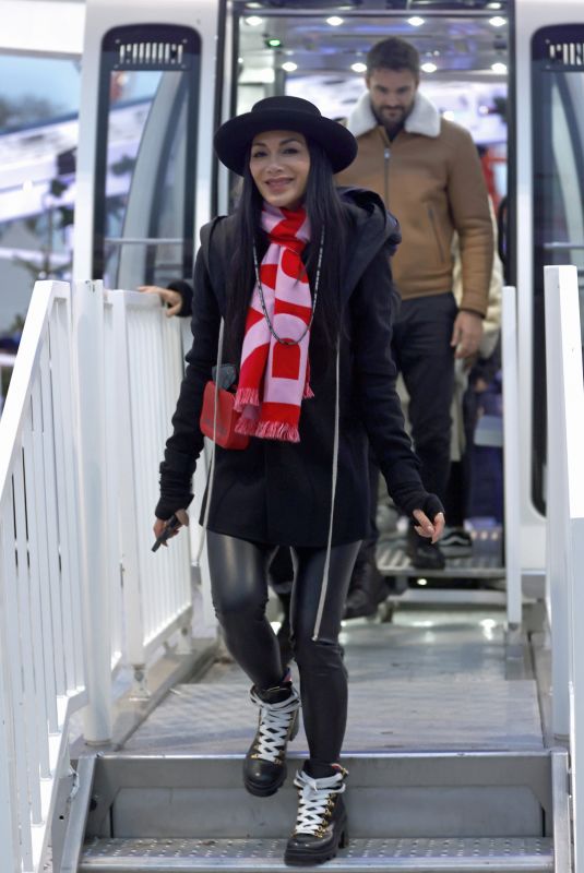 NICOLE SCHERZINGER Out at Winter Wonderland in Hyde Park 12/24/2023