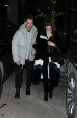 NINA DOBREV and Shaun White Leaves Catch Steak in Aspen 12/17/2023