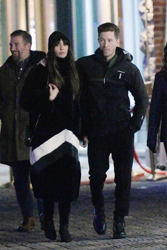 NINA DOBREV and Shaun White Out in Aspen 12/18/2023