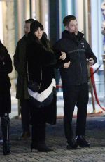 NINA DOBREV and Shaun White Out on a Romantic Stroll in Aspen 12/18/2023