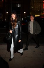 NINA DOBREV Arrives at SNL Afterparty in New York 12/09/2023