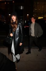 NINA DOBREV Arrives at SNL Afterparty in New York 12/09/2023