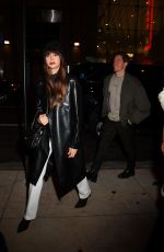 NINA DOBREV Arrives at SNL Afterparty in New York 12/09/2023
