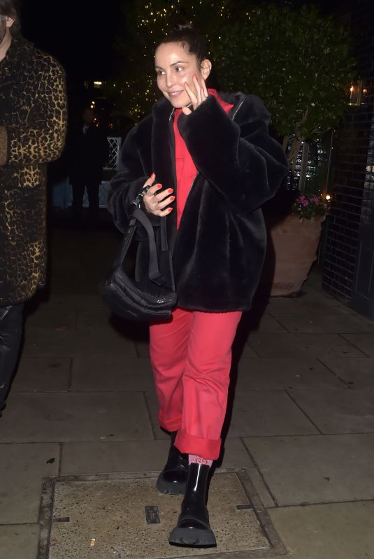 NOOMI RAPACE Arrives at The Broadwick Soho Hotel in London 12/20/2023