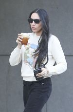 NOOR ALFALLAH Grabs a Maru Coffee on the Go in Beverly Hills 12/15/2023