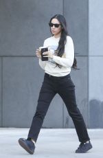 NOOR ALFALLAH Grabs a Maru Coffee on the Go in Beverly Hills 12/15/2023
