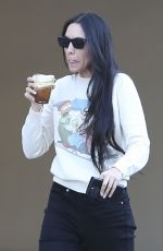 NOOR ALFALLAH Grabs a Maru Coffee on the Go in Beverly Hills 12/15/2023