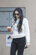NOOR ALFALLAH Grabs a Maru Coffee on the Go in Beverly Hills 12/15/2023