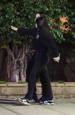 NOOR ALFALLAH Out for Dinner with Friends at Matsuhisa in Beverly Hills 12/10/2023