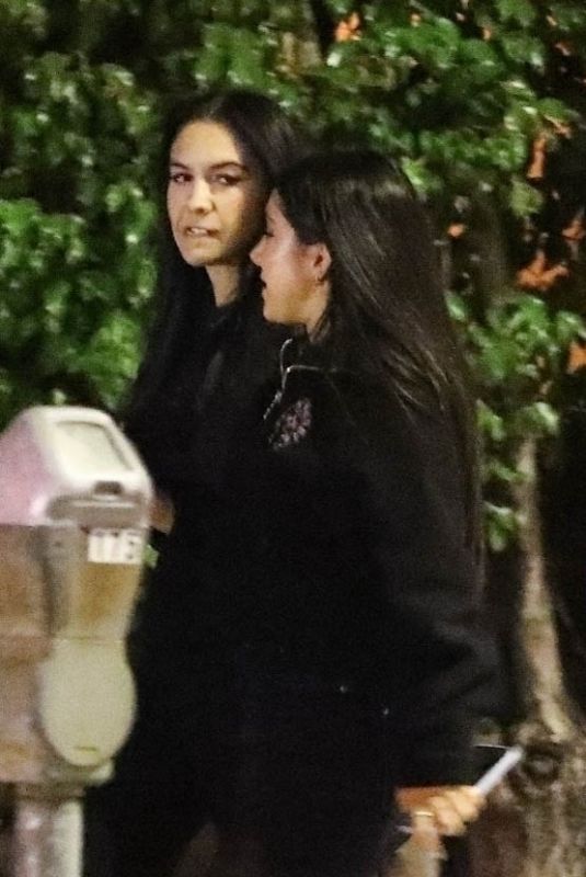 NOOR ALFALLAH Out for Dinner with Friends at Matsuhisa in Beverly Hills 12/10/2023