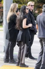 NOOR ALFALLAH Out in Beverly Hills with Her Mom and Dad 12/17/2023