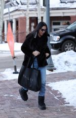 NOOR ALFALLAH Out Shopping in Aspen 12/28/2023