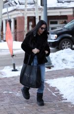 NOOR ALFALLAH Out Shopping in Aspen 12/28/2023