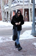 NOOR ALFALLAH Out Shopping in Aspen 12/28/2023