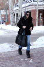 NOOR ALFALLAH Out Shopping in Aspen 12/28/2023