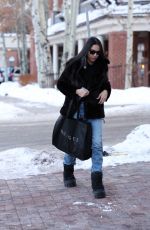 NOOR ALFALLAH Out Shopping in Aspen 12/28/2023