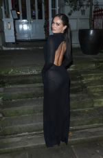 OLIVIA HAWKINS Arrives at The House of CB Christmas Party in London 11/29/2023