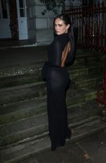 OLIVIA HAWKINS Arrives at The House of CB Christmas Party in London 11/29/2023