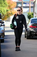OLIVIA ILDE Heading Out of a Gym in Los Angeles 12/01/2023