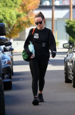 OLIVIA ILDE Heading Out of a Gym in Los Angeles 12/01/2023