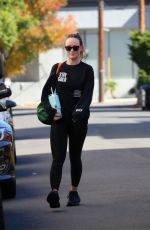 OLIVIA ILDE Heading Out of a Gym in Los Angeles 12/01/2023