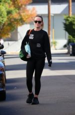 OLIVIA ILDE Heading Out of a Gym in Los Angeles 12/01/2023