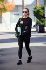 OLIVIA ILDE Heading Out of a Gym in Los Angeles 12/01/2023