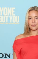 OLIVIA PONTON at Anyone But You Premiere in New York 12/11/2023