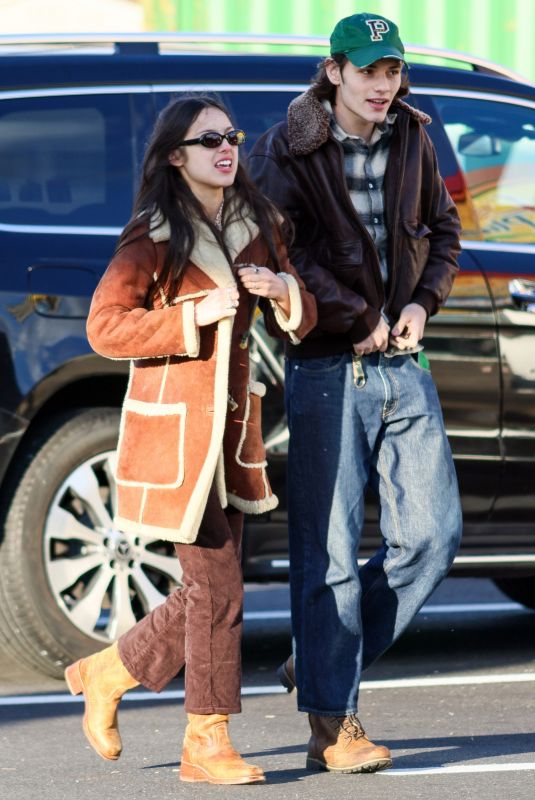 OLIVIA RODRIGO and Louis Partridge Out in New York 12/13/2023