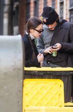 OLIVIA RODRIGO and Louis Partridge Out in New York 12/17/2023